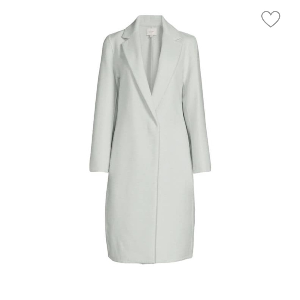 Wool blend overcoat
